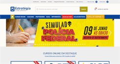 Desktop Screenshot of estrategiaconcursos.com.br