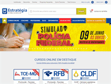 Tablet Screenshot of estrategiaconcursos.com.br